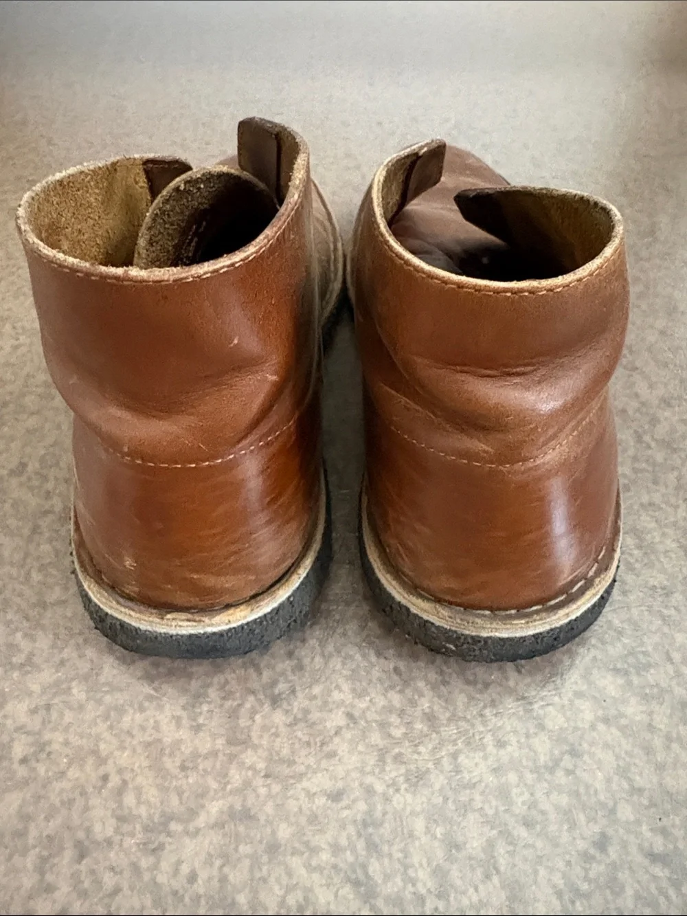 Clarks crafted leather